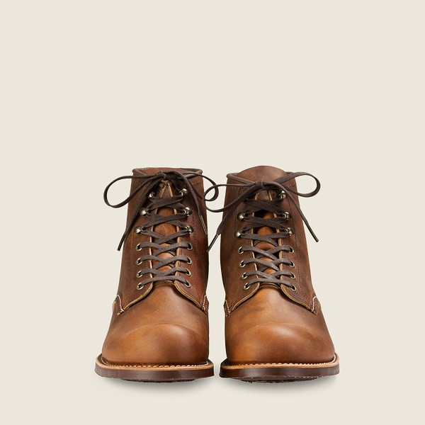 Red Wing Mens Blacksmith - 6-inchr Rough & Tough Leather - Heritage Boots Brown - 4527KNLJX